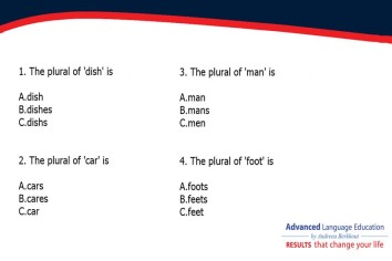 General English; Use of Plural
